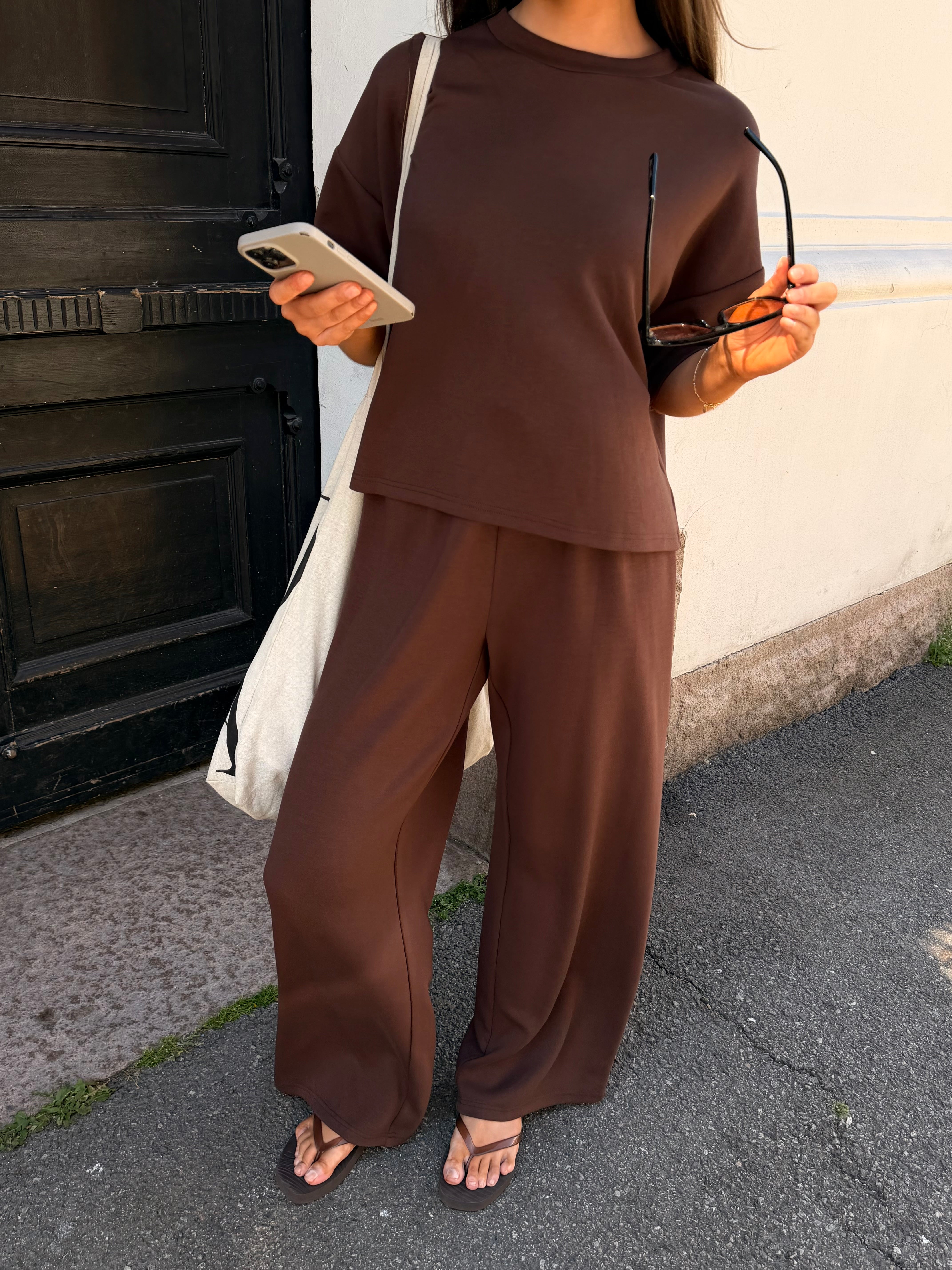 PCPOLLY Joggers - Chicory Coffee
